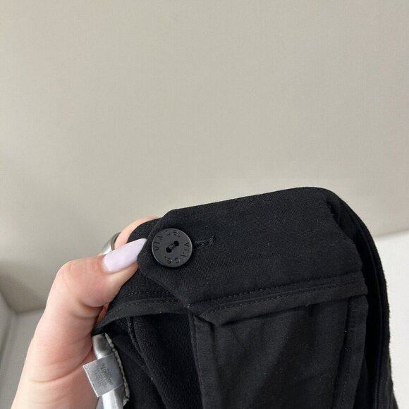 Vince Womens Pants 8 Black Stove Pipe Trouser Ponte Work Basic Comfort Commute - Picture 14 of 14